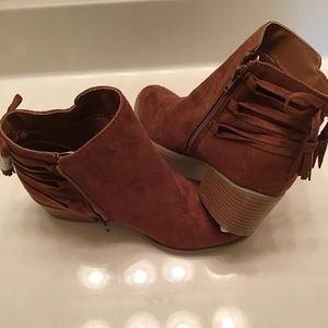 TRUE CRAFT FAUX SUEDE ZIP BOOTS GIRLS